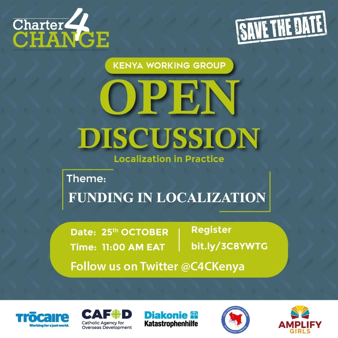 The Charter for Change – Kenya Working Group:  Open Discussion Forum #3, October 25th, 2022