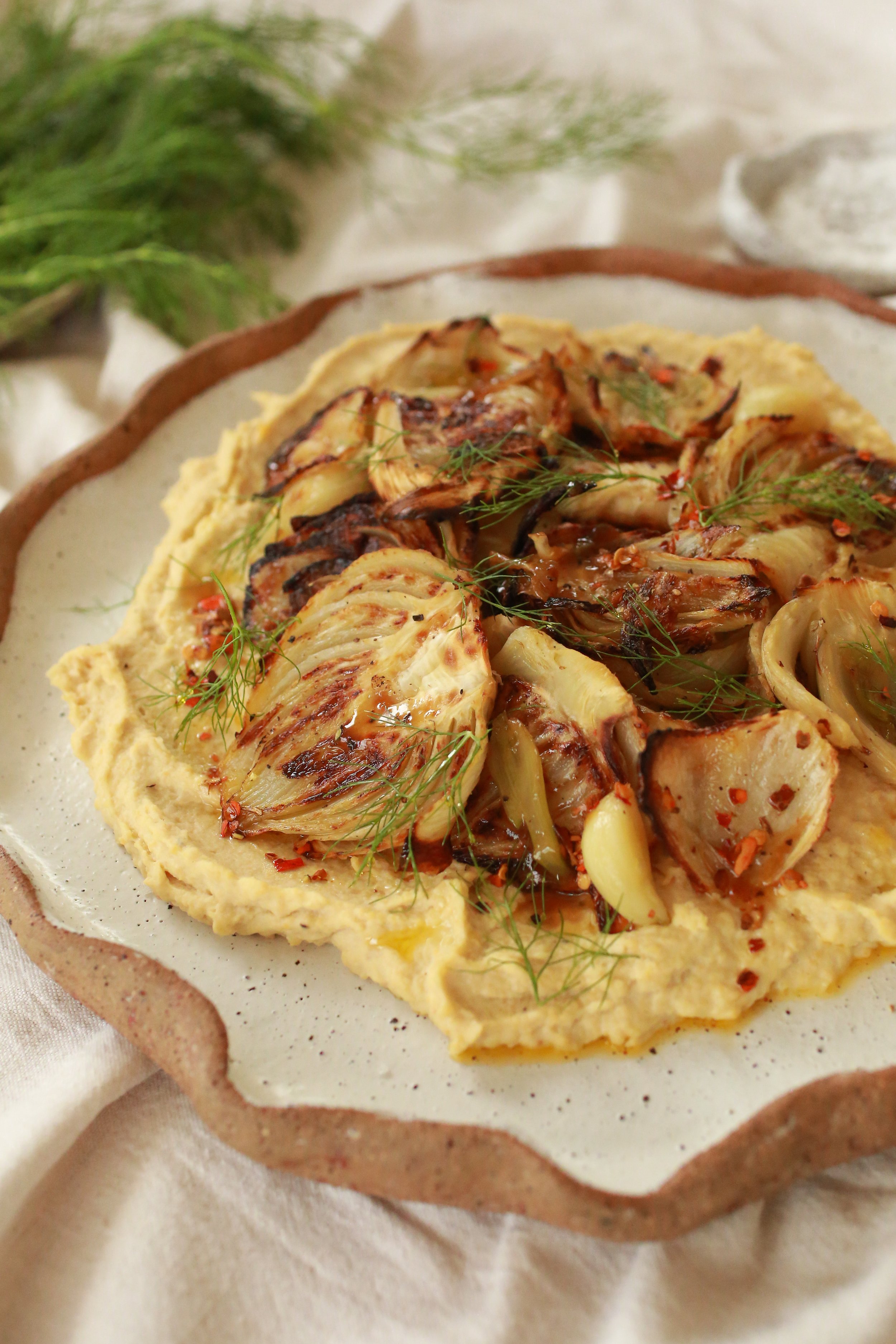 Crispy Fennel & Hummus — The Longevity Nutritionist