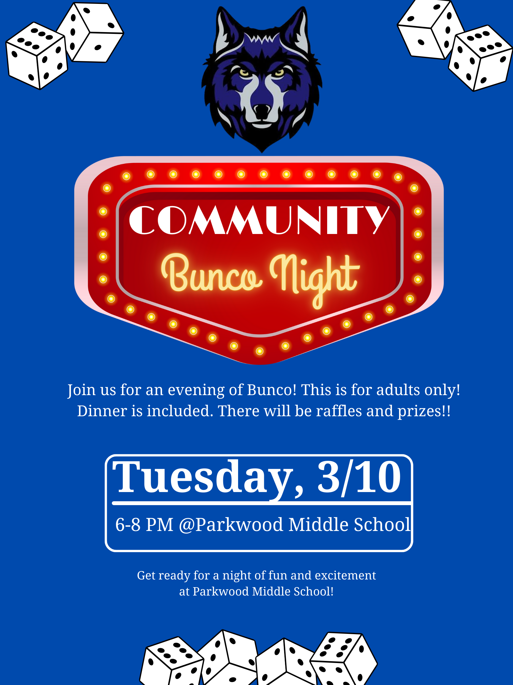 Community Bunco Night!