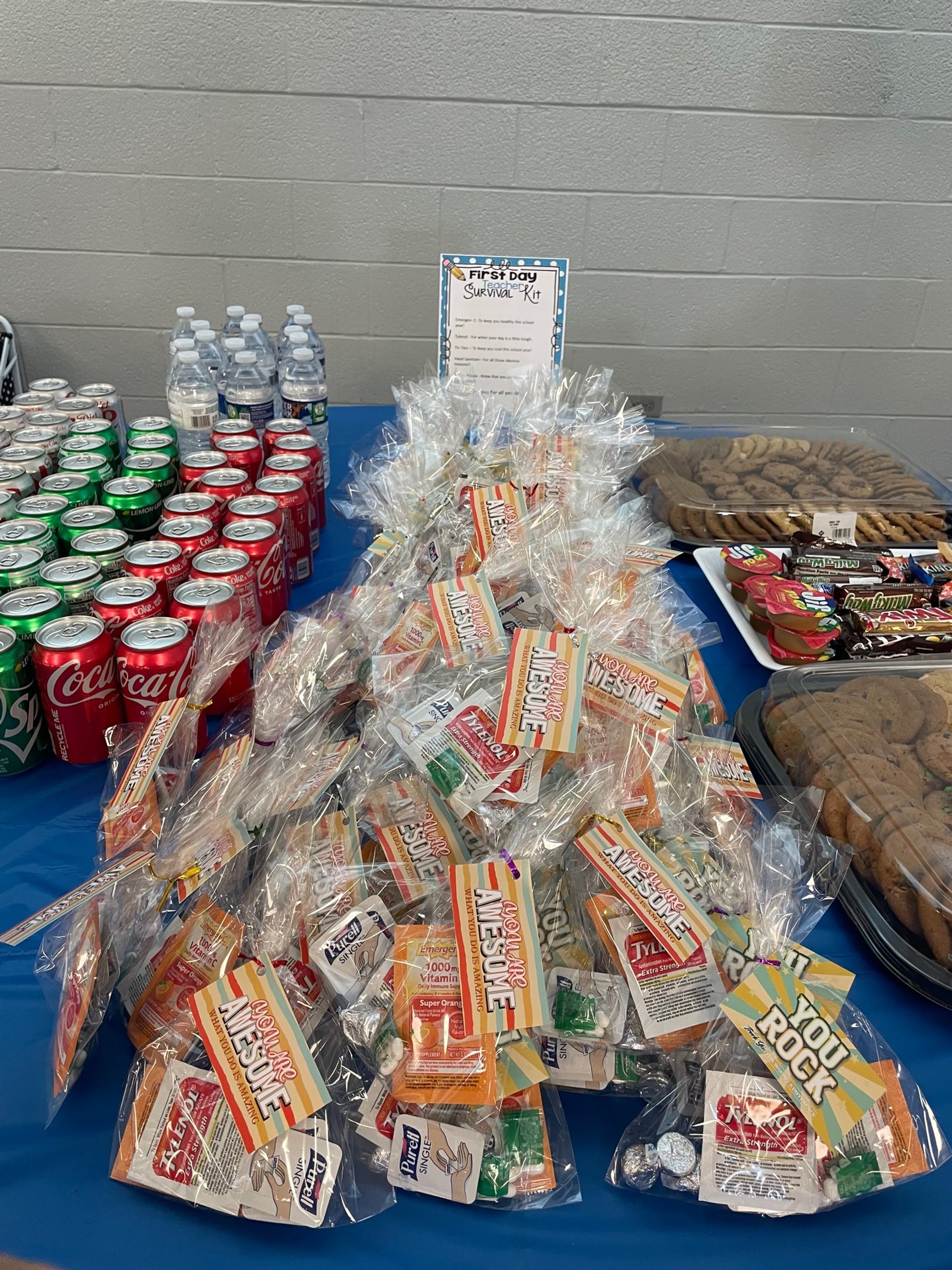 Survival Kit for our teachers.