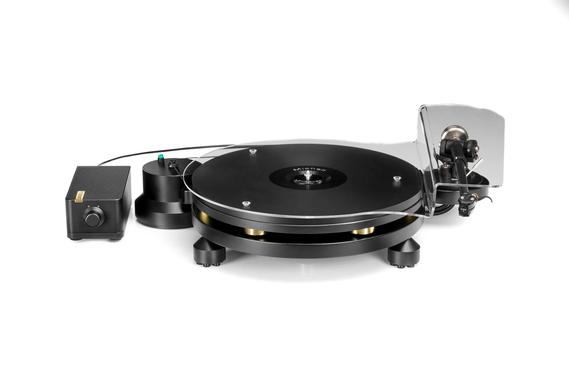 Michell Revolv high-stability turntable platter close-up (Copy)
