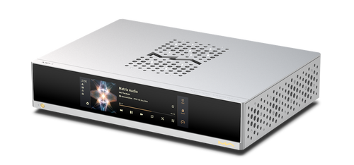Matrix Audio MD-1 Integrated Amplifier Music Streamer Front View