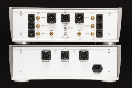 Premium optical cartridge phono stage with balanced XLR outputs