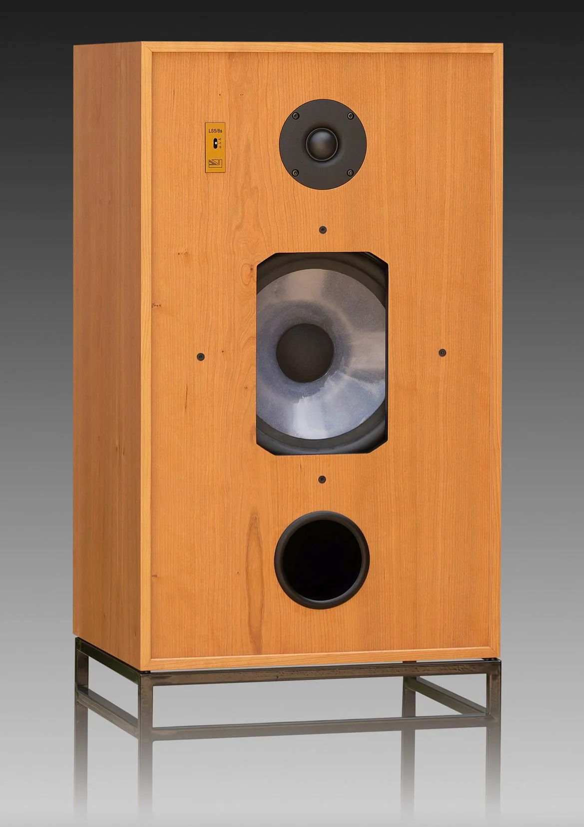 Graham Audio LS5/8S studio monitor loudspeaker in walnut veneer