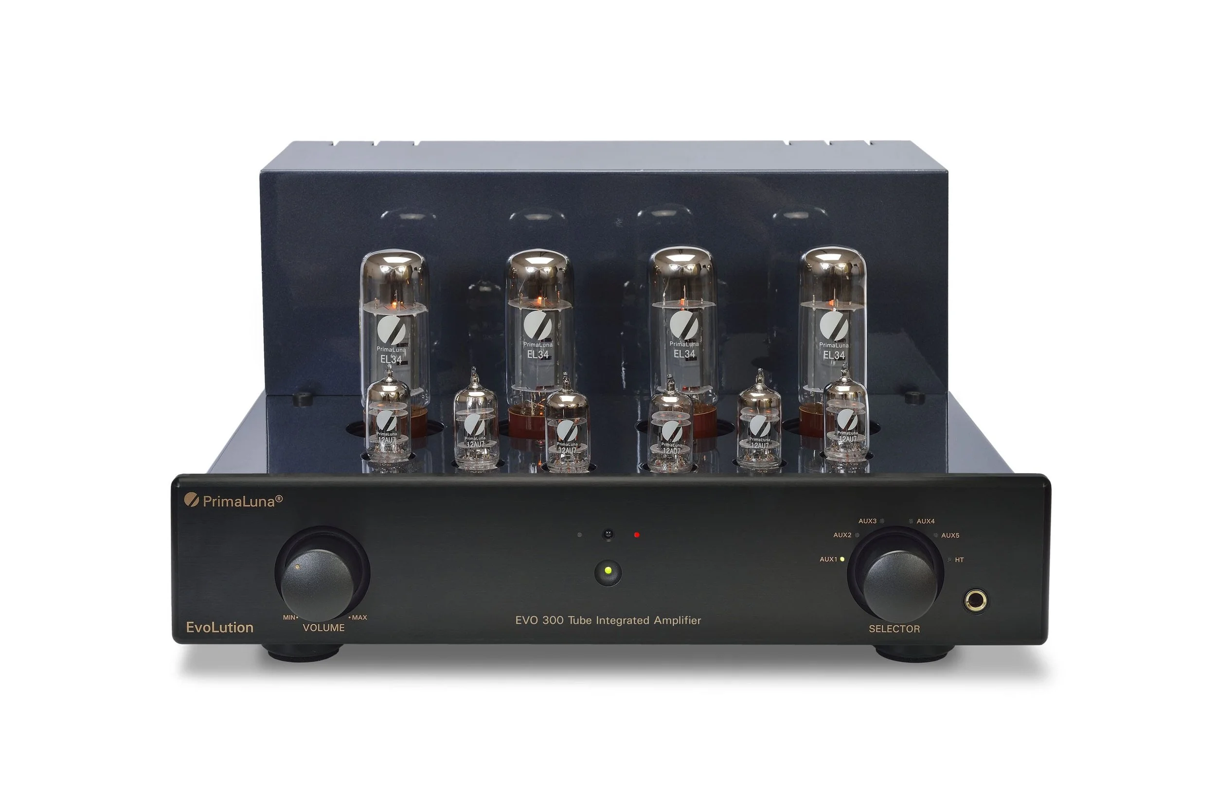 PrimaLuna EVO 300 Integrated Tube Amplifier with premium Class A/B valve design for audiophile sound quality
