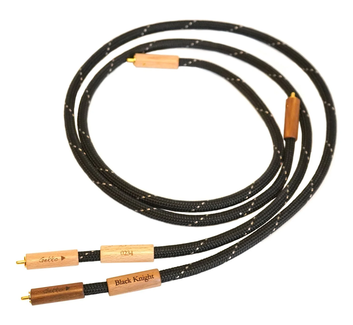 Gekko Cables Black Knight RCA interconnect high-end audio cable