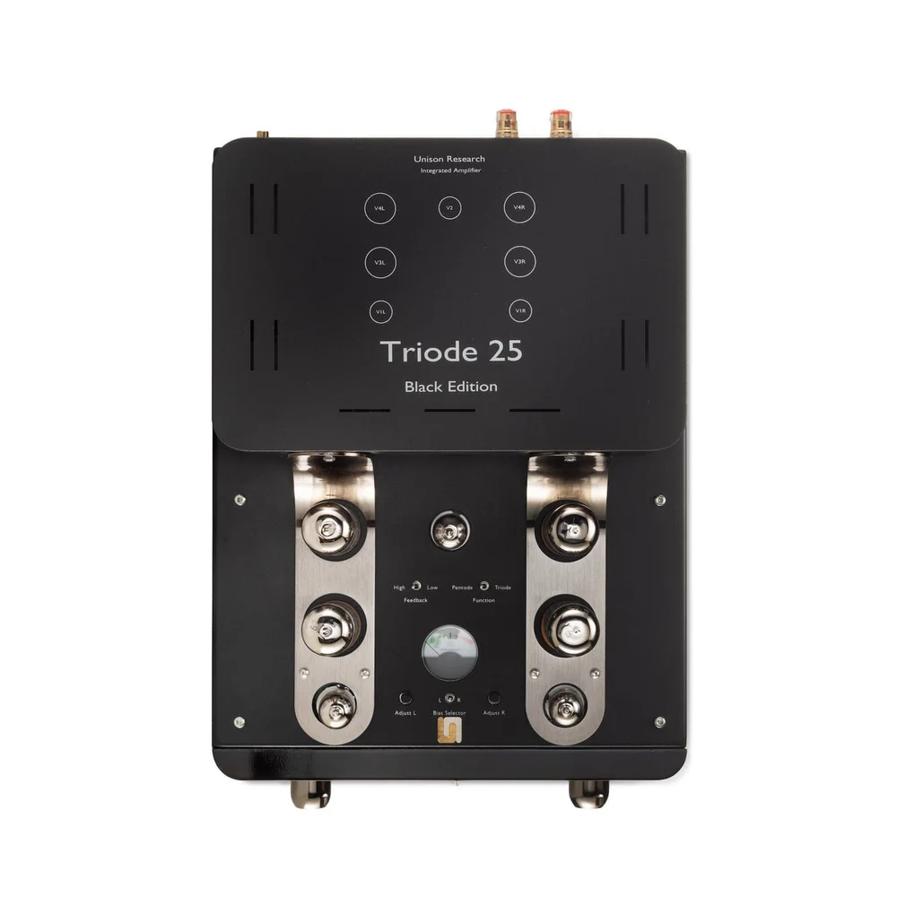 Unison Research Triode 25 Black Edition – KT88 Push-Pull Integrated Tube Amplifier — Analog Matters