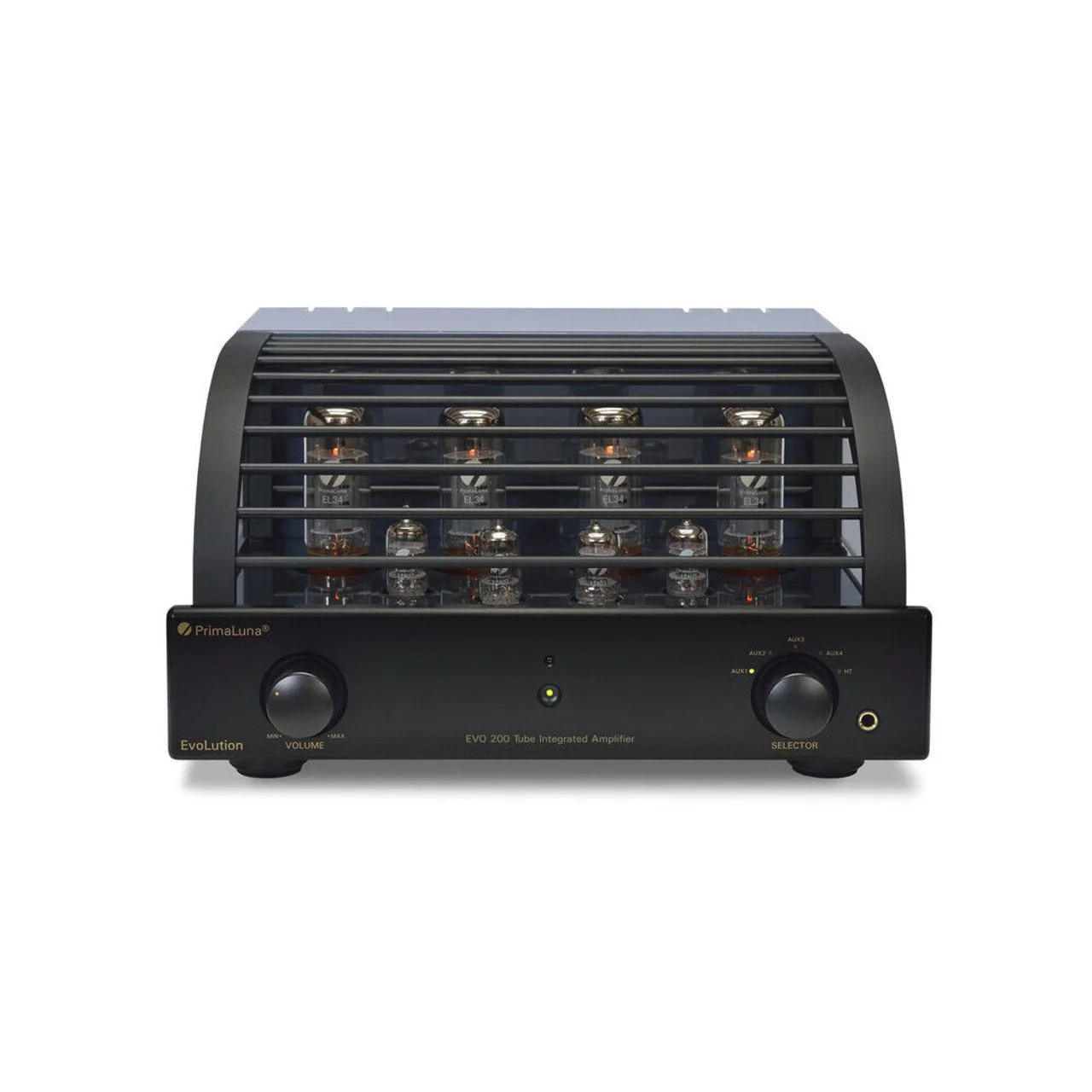 PrimaLuna EVO 200 Integrated Tube Amplifier with MM Phonostage and premium Class A/B valve design for audiophile sound