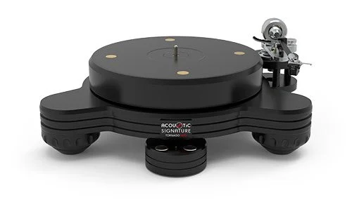 High-fidelity German turntable with CLD technology