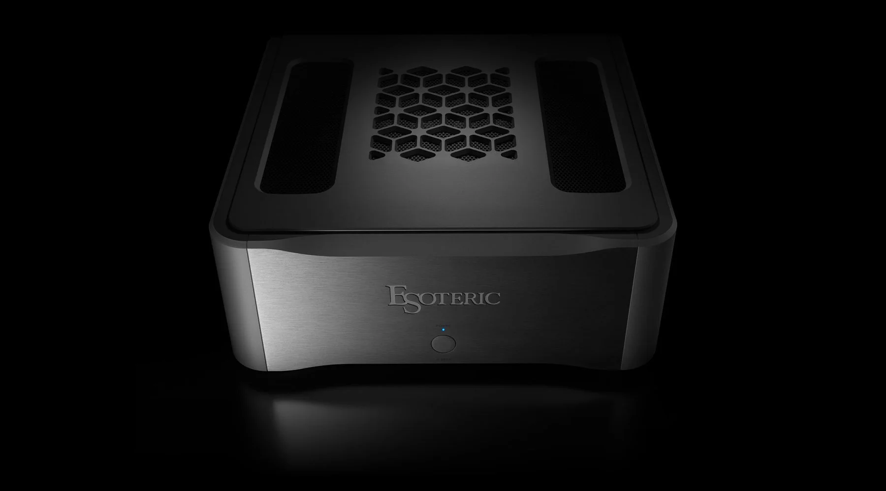 Esoteric S-05XE high-end stereo power amplifier front panel