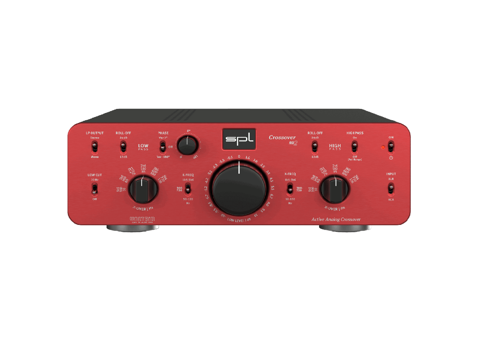 SPL Crossover Mk2 frequency control knobs detail