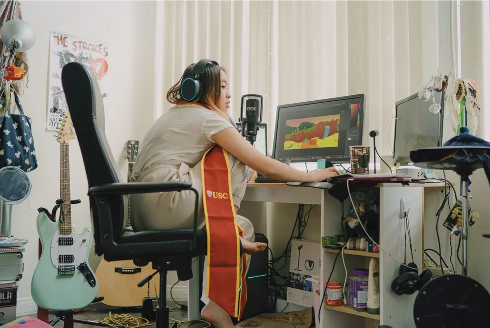  A photo I shot alone in my room, to reflect the way I spent my last 1.5 years in college. 