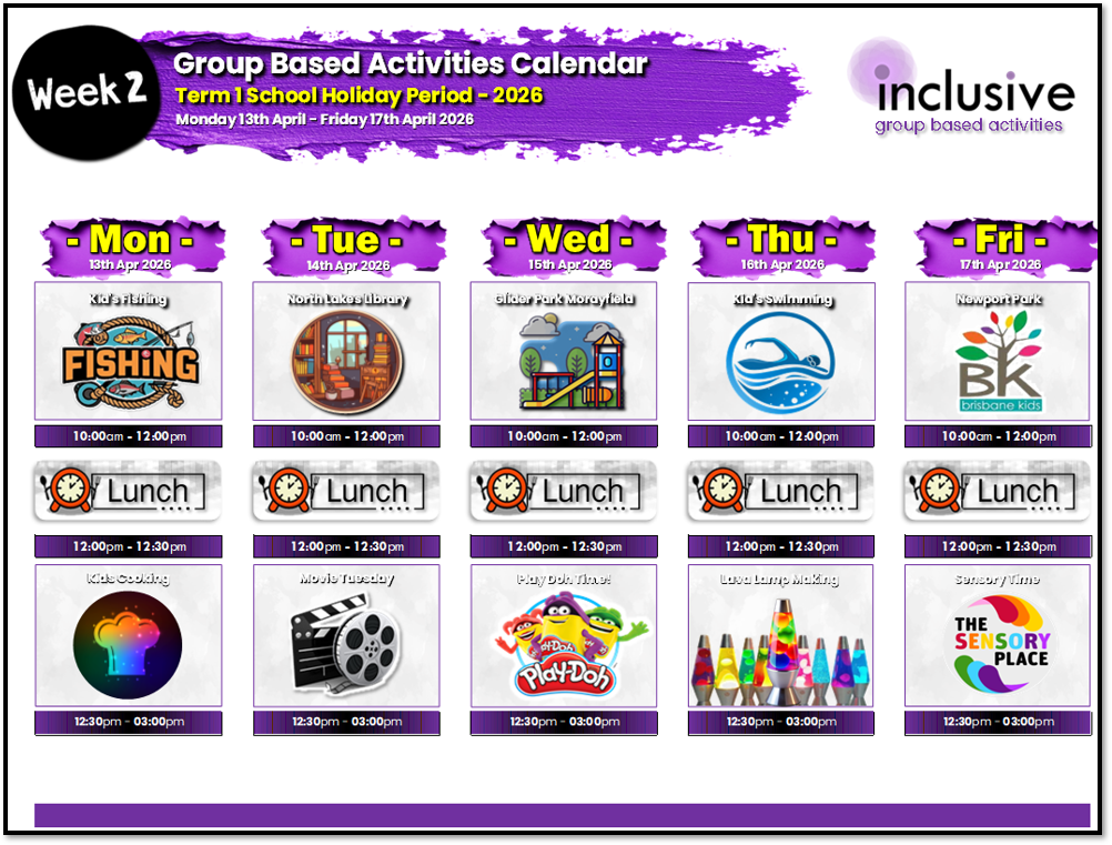 Group Based Activities for Children: Term 1 School Holiday Program - Week 2, 2026