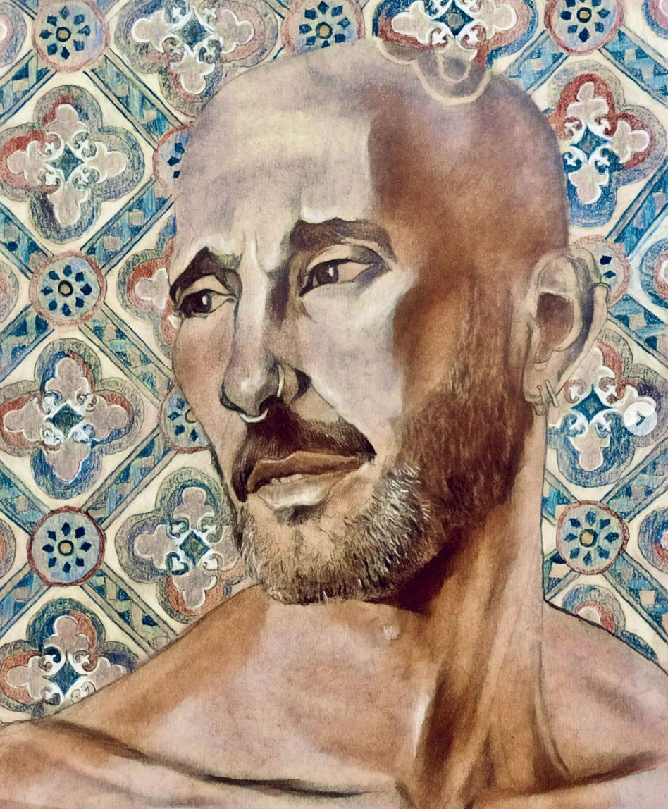 ALEXANDRE with Fleur-de-lis tapestry