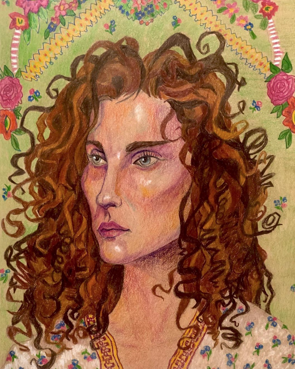 NAOMI with Romani tapestry