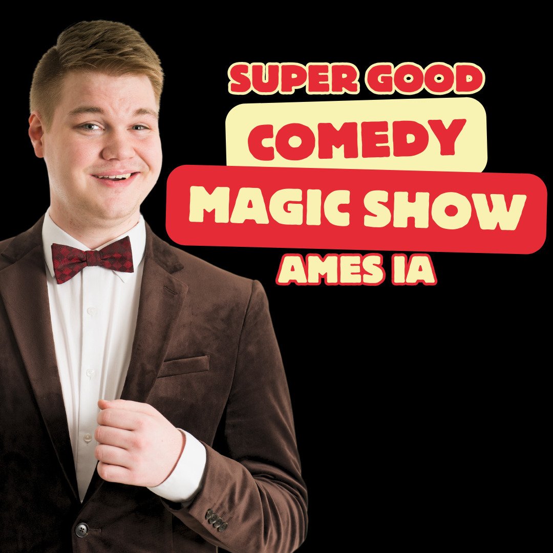 Let's go, let's go, *let's go!*

Big news is that I'm doing my full show at the Ames Auditorium in Iowa next month and it's going to be my biggest and best yet! Catch the magic. Catch the mayhem. Catch various, mysterious diseases.

Check the news ta