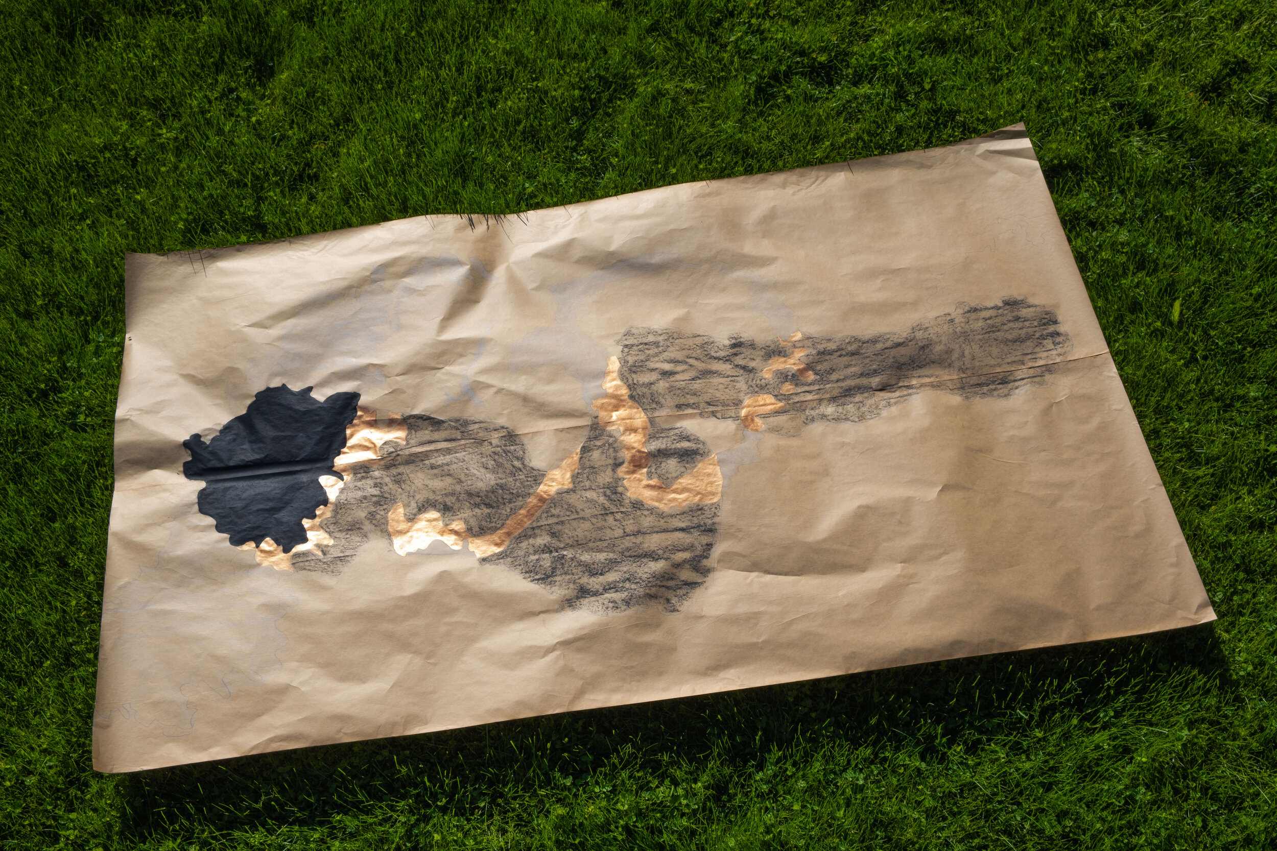 "position" 2020. 48 x 100 inches.