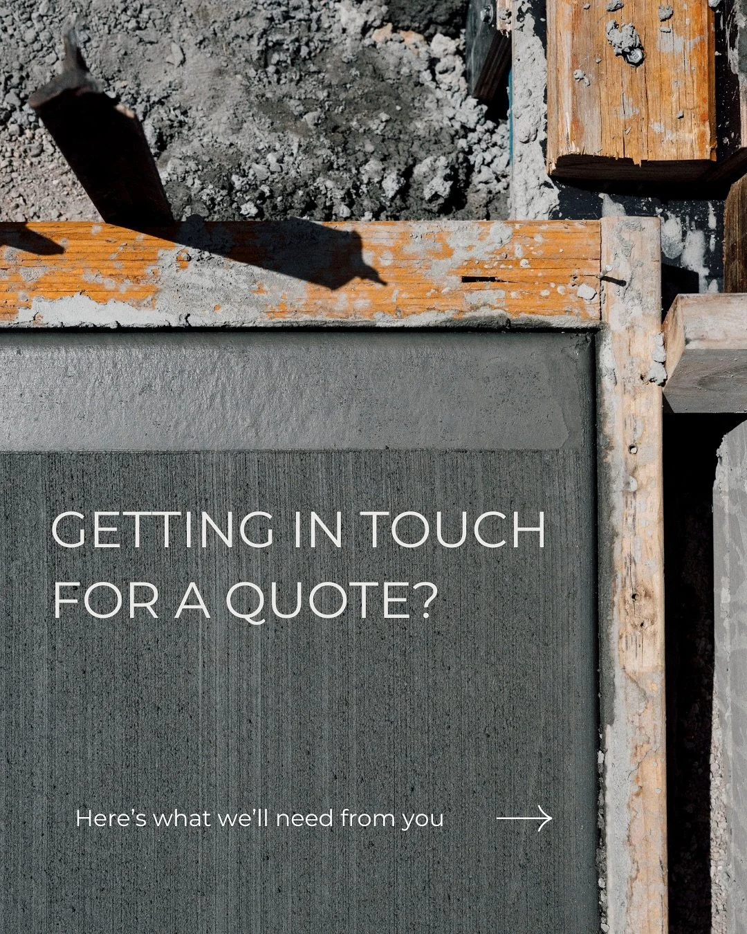 Thinking about getting a quote from us? 〰️

We take the time to understand your project properly so we can quote accurately, save you time, and make sure we&rsquo;re the right fit.

Swipe through to see what we&rsquo;ll ask for before we quote! 

Got