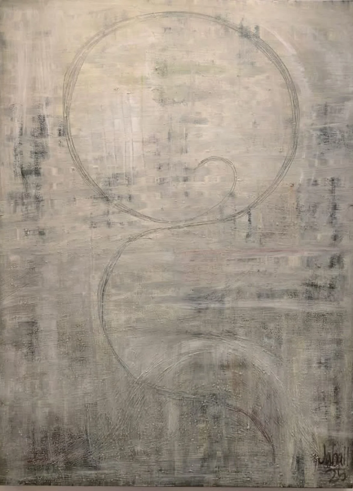 Hope. 2025. 36x48. Oil and acrylic on canvas.