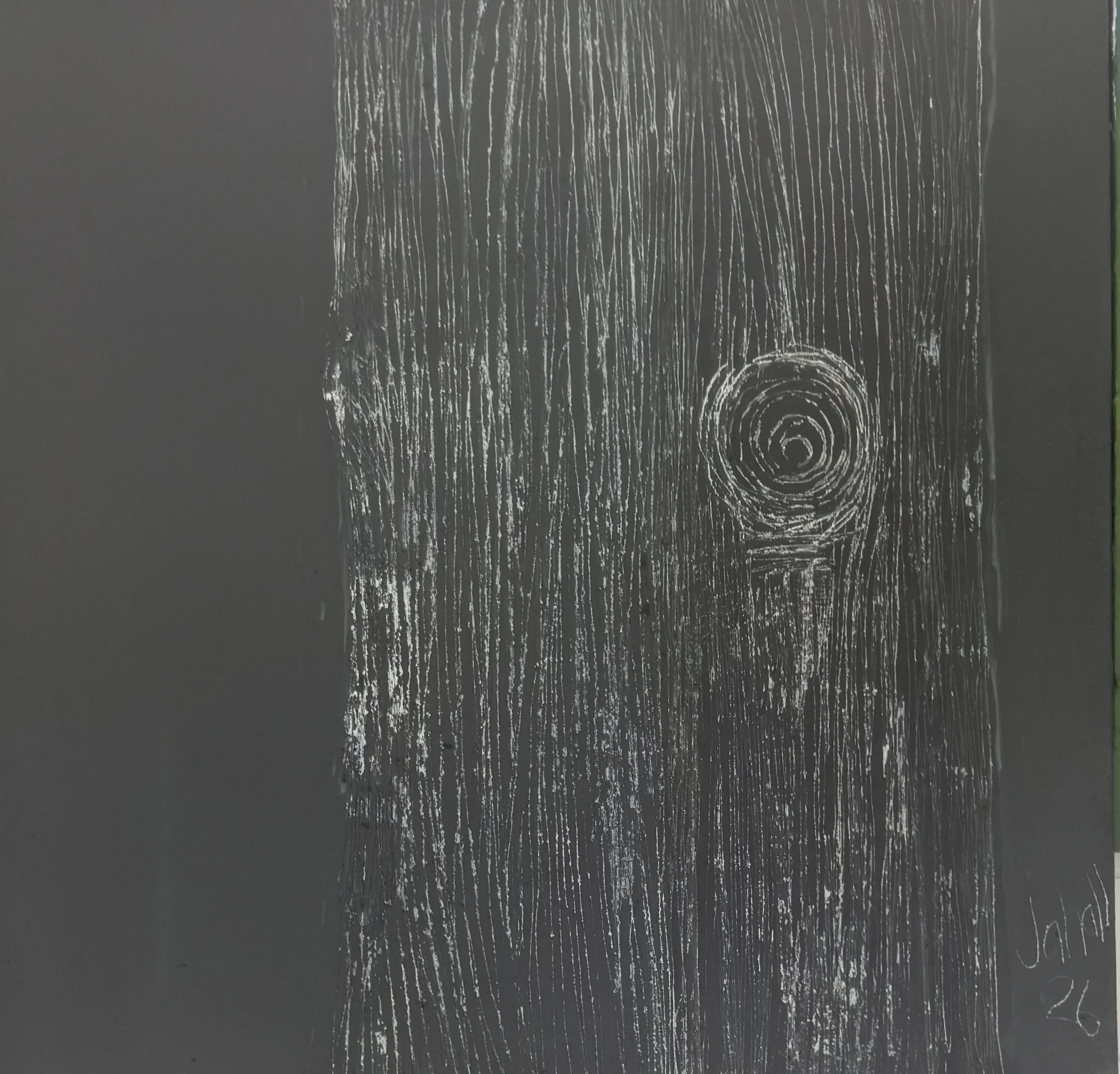 Stand. 2026. 36x36. Acrylic and oil on canvas