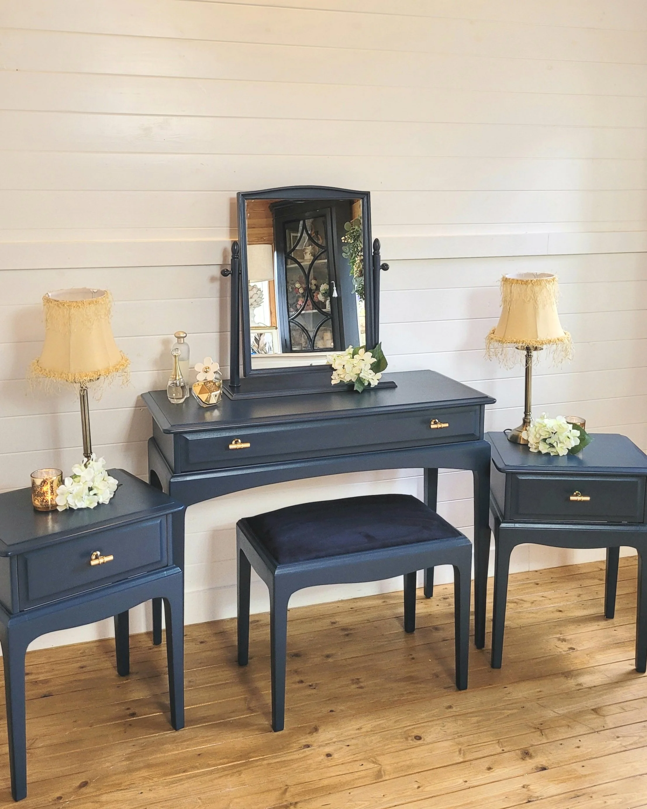 Stag Minstrel pieces finished in Willow Bank 