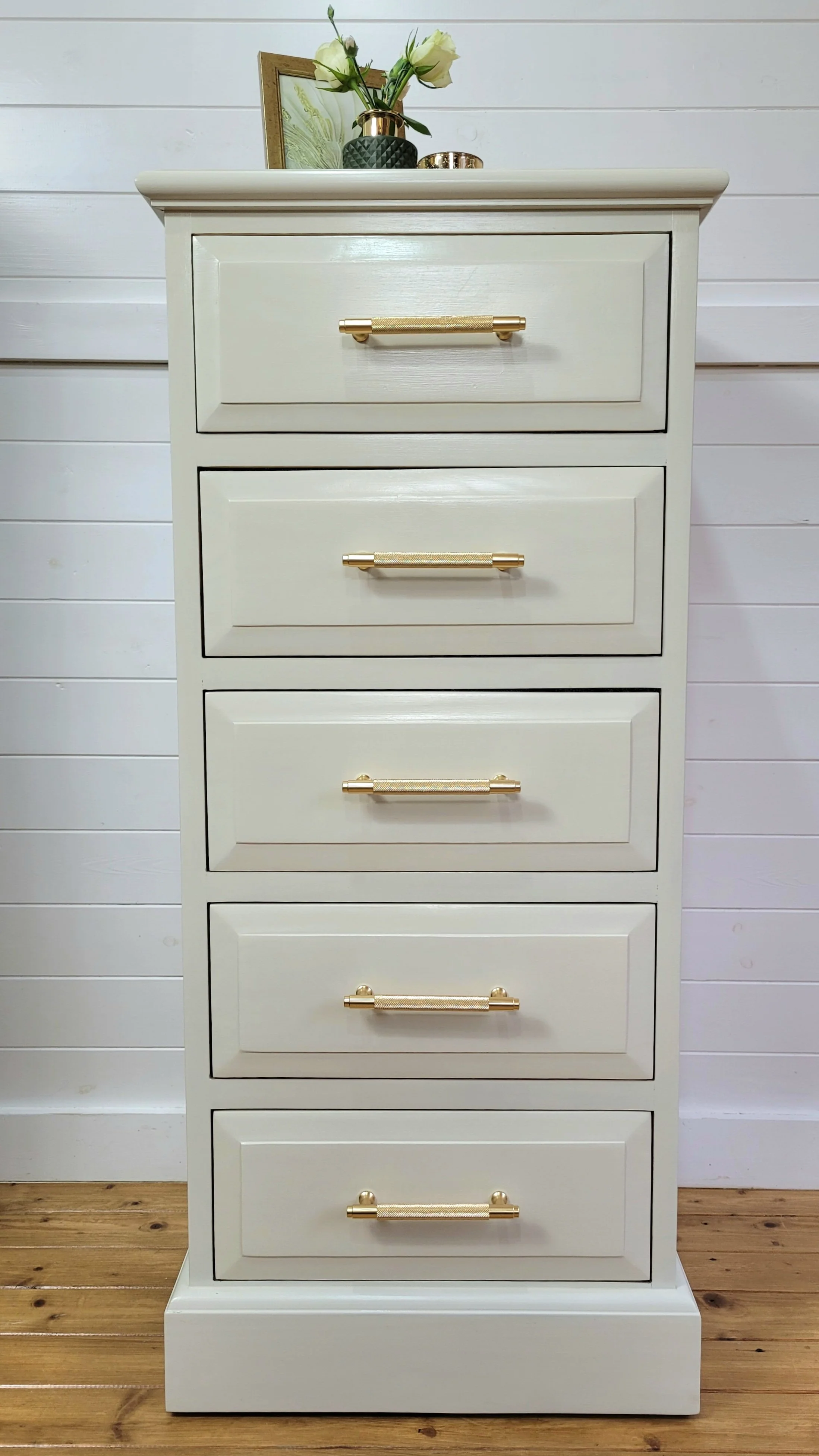 Solid pine Tallboy / Chest of Drawers