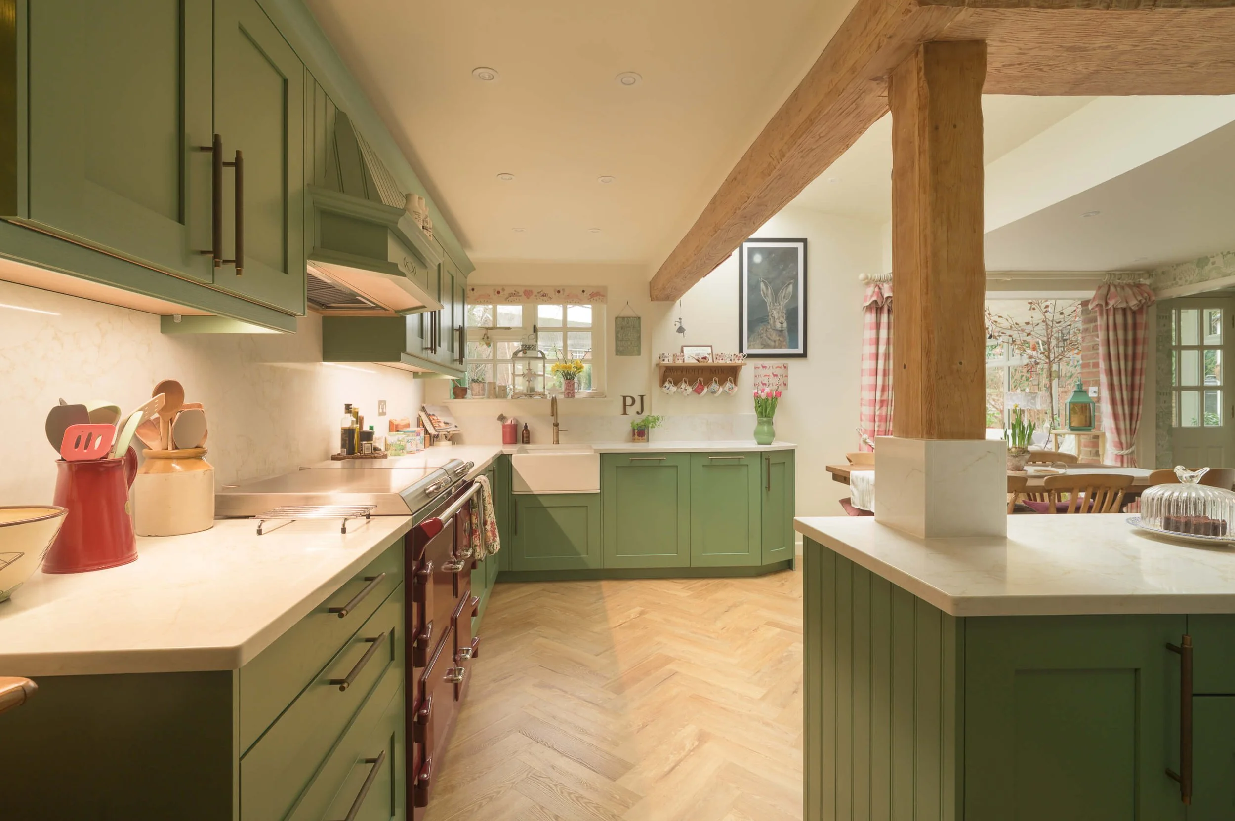 Green Classic Kitchen in Aylesbury 