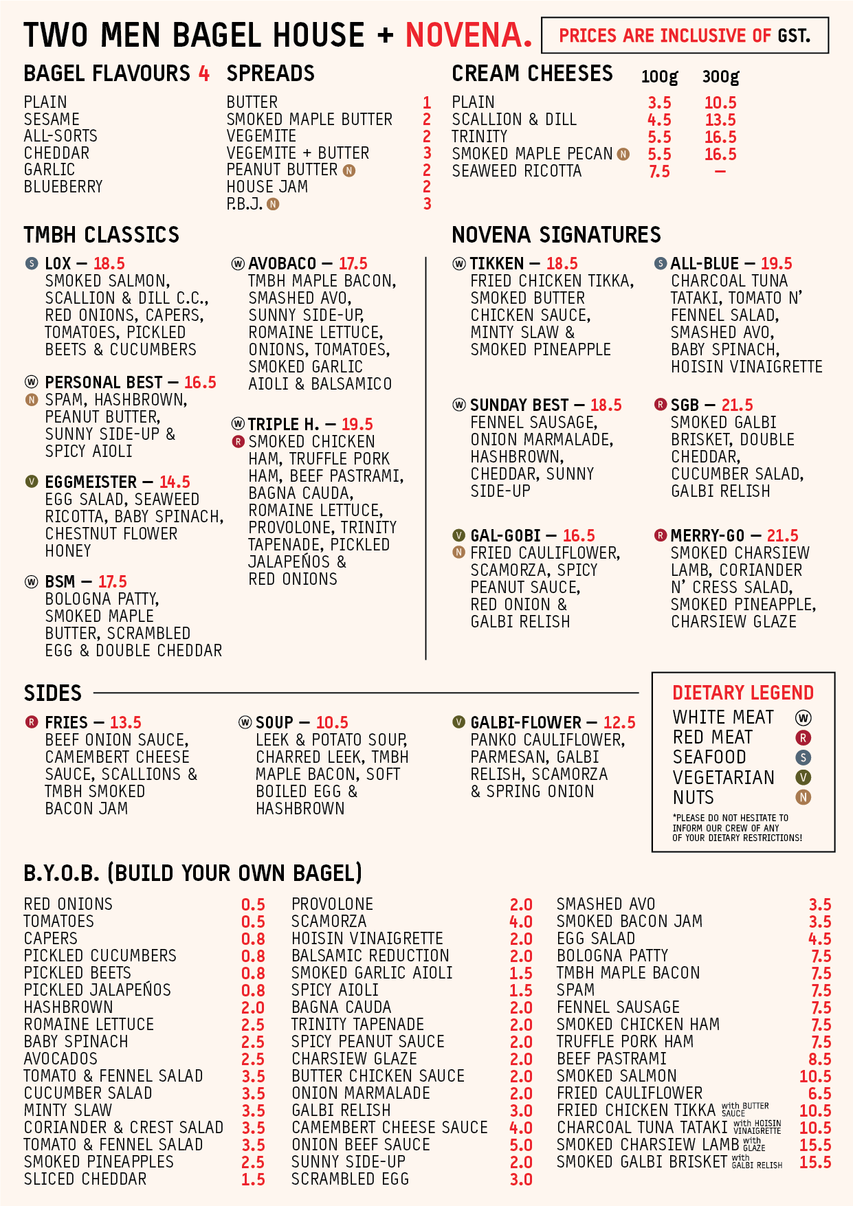 Novena — Two Men Bagel House