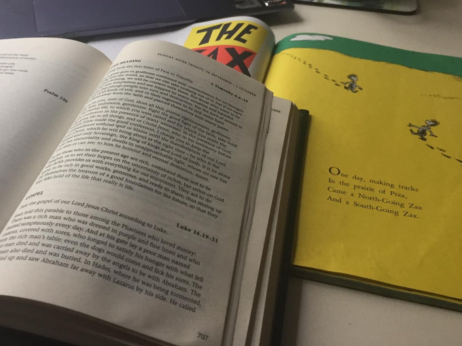 Stubbornness of Heart - Lessons from Luke 16 and Dr Seuss’ The Zax.