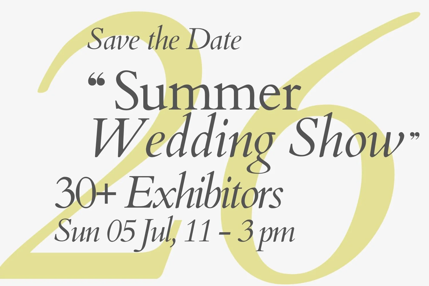 Summer Wedding Show