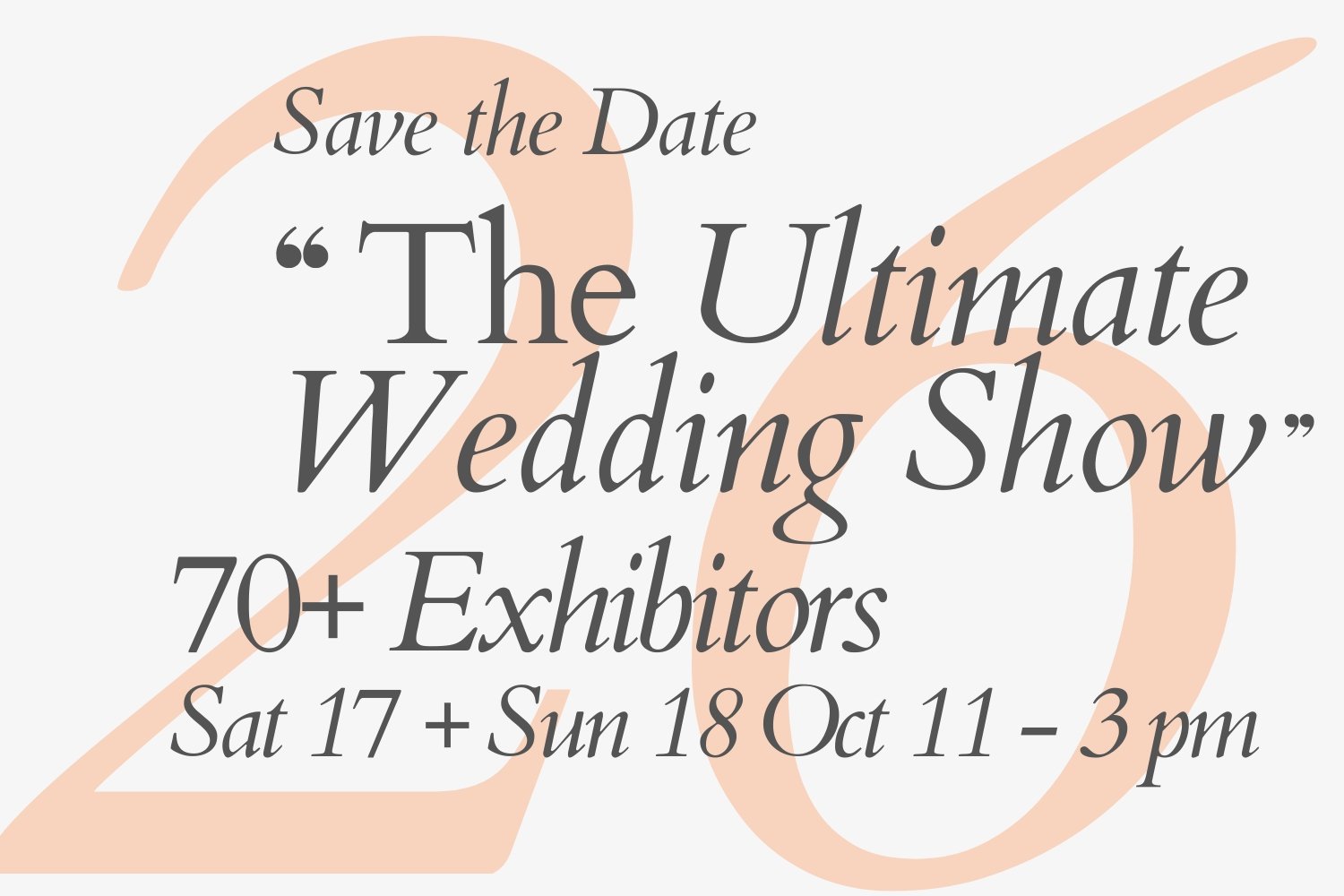 The Ultimate Wedding Show