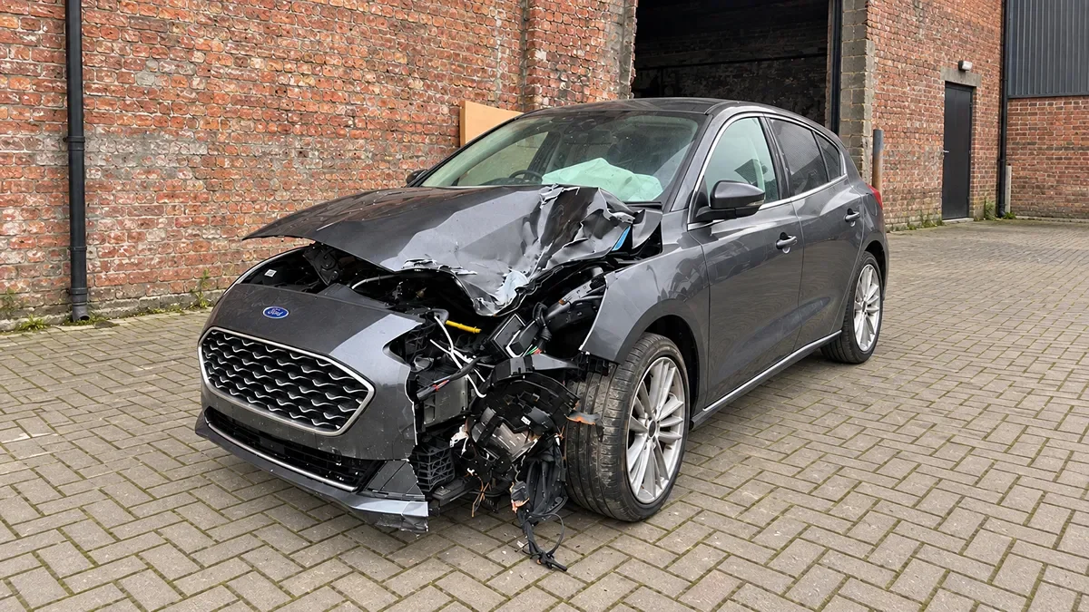 Accident damaged car at CPR Liverpool Body Shop