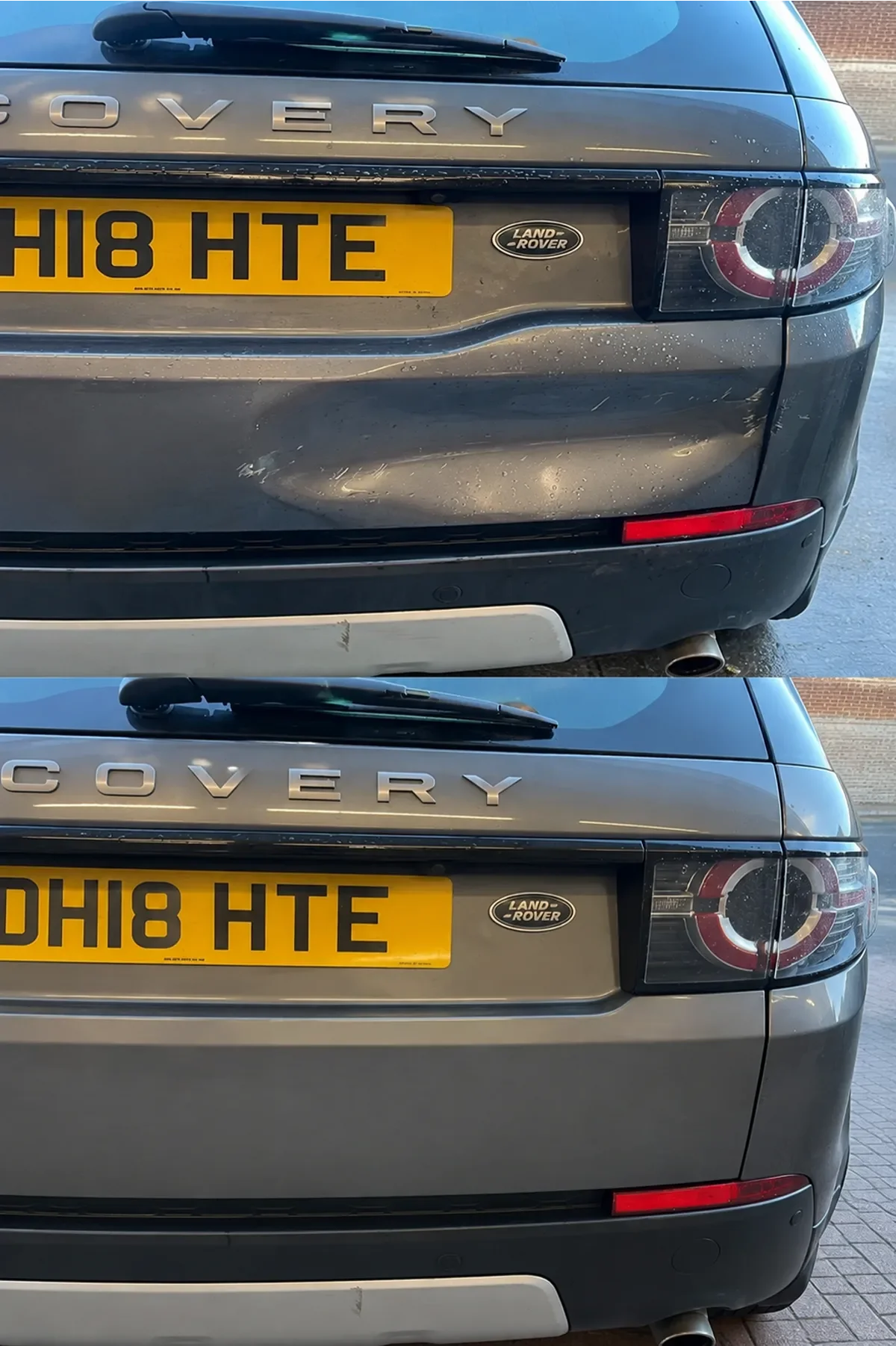 Car Dent damage before professional repair in Liverpool
