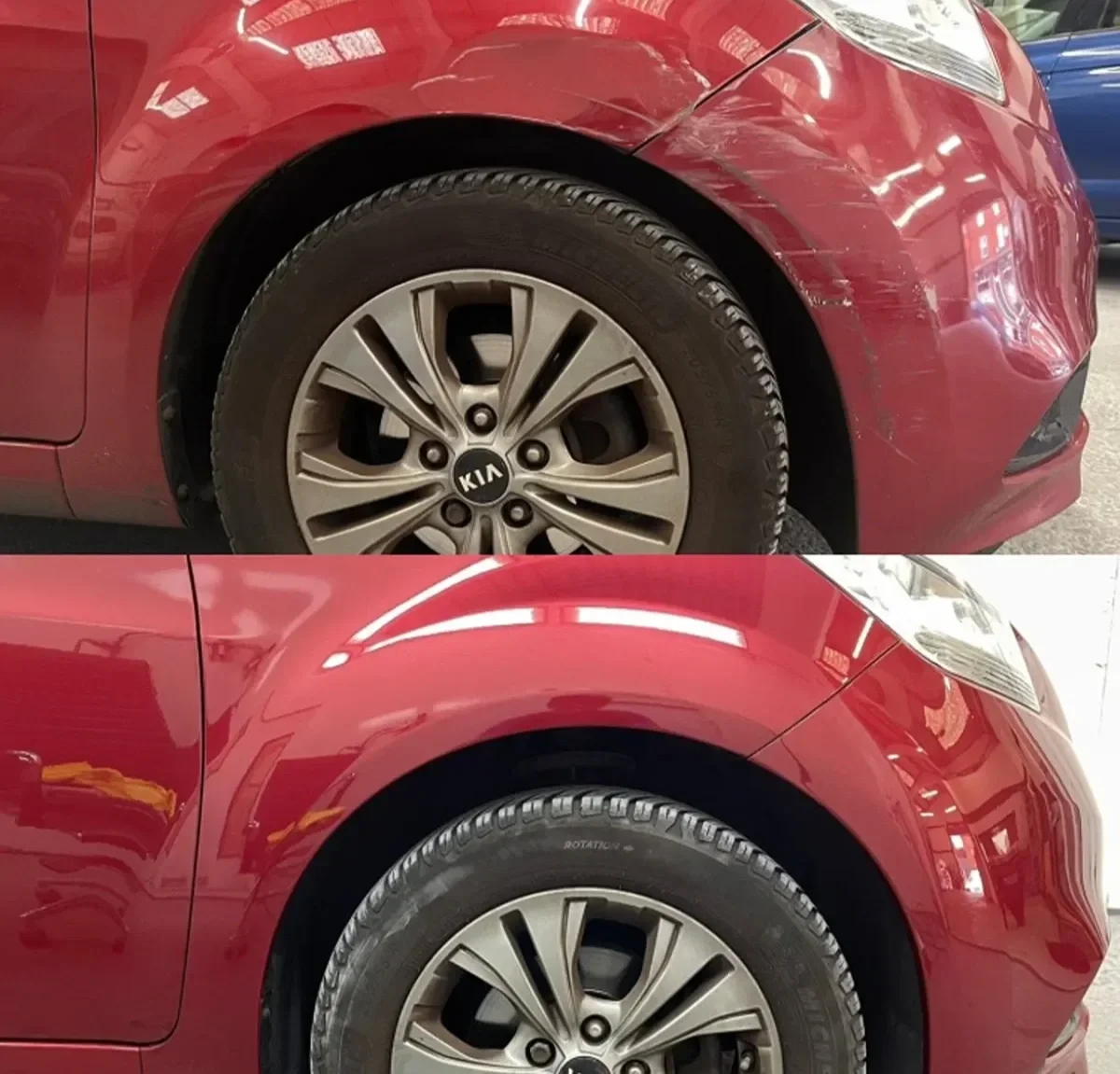 Car crash body damage Liverpool