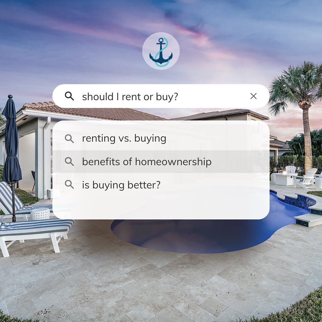 To rent or to buy - THE real estate question. Truth is though it&rsquo;s not even a question. If you can afford to rent or buy, we ALWAYS tell our clients to buy! And here&rsquo;s why:

🔹 you can customize the property to make it your own 
🔹 homeow