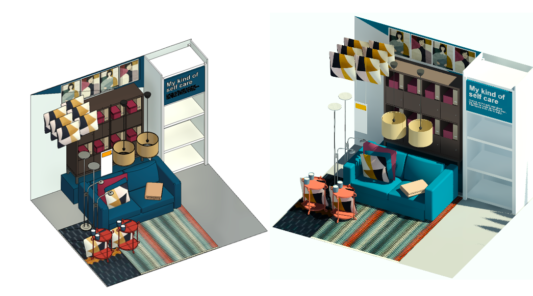 Revit 3D visual and render