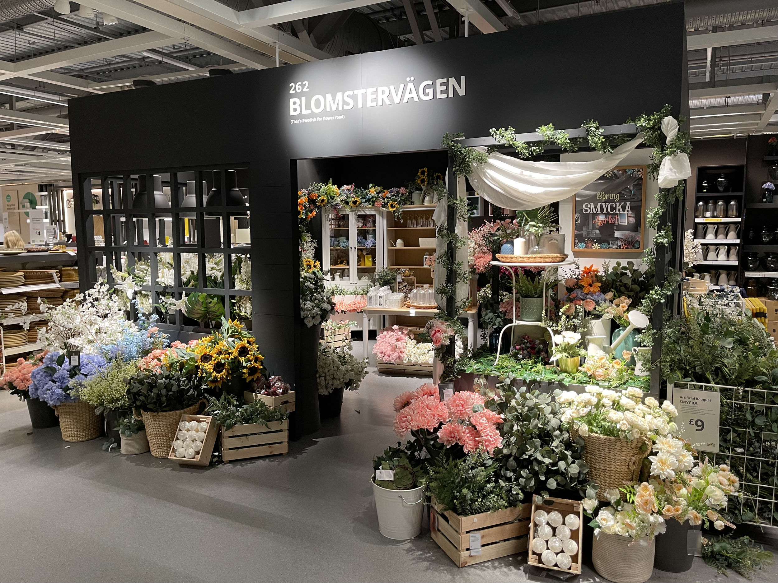 Flower Market display
