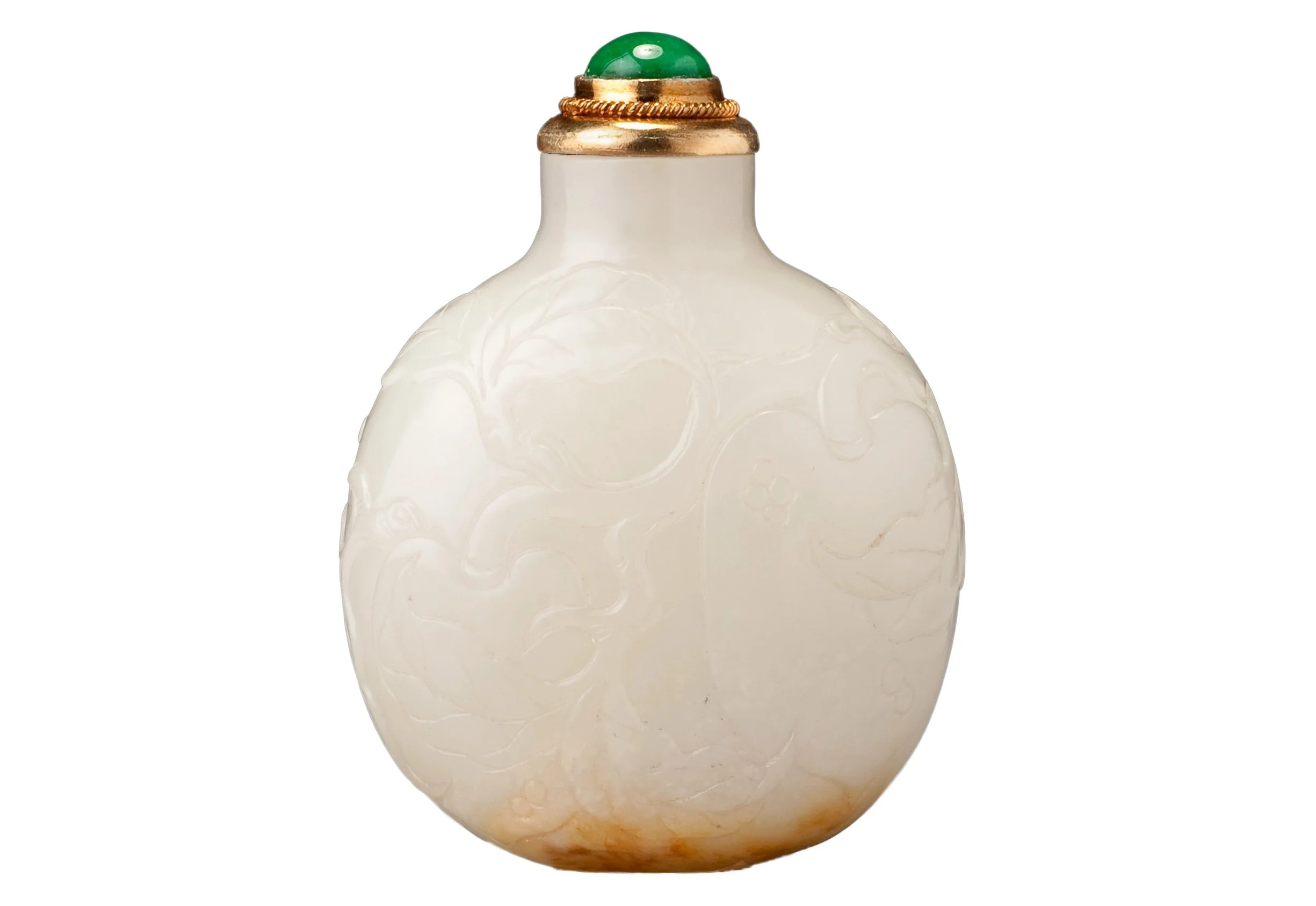 Peach of a Snuff Dish