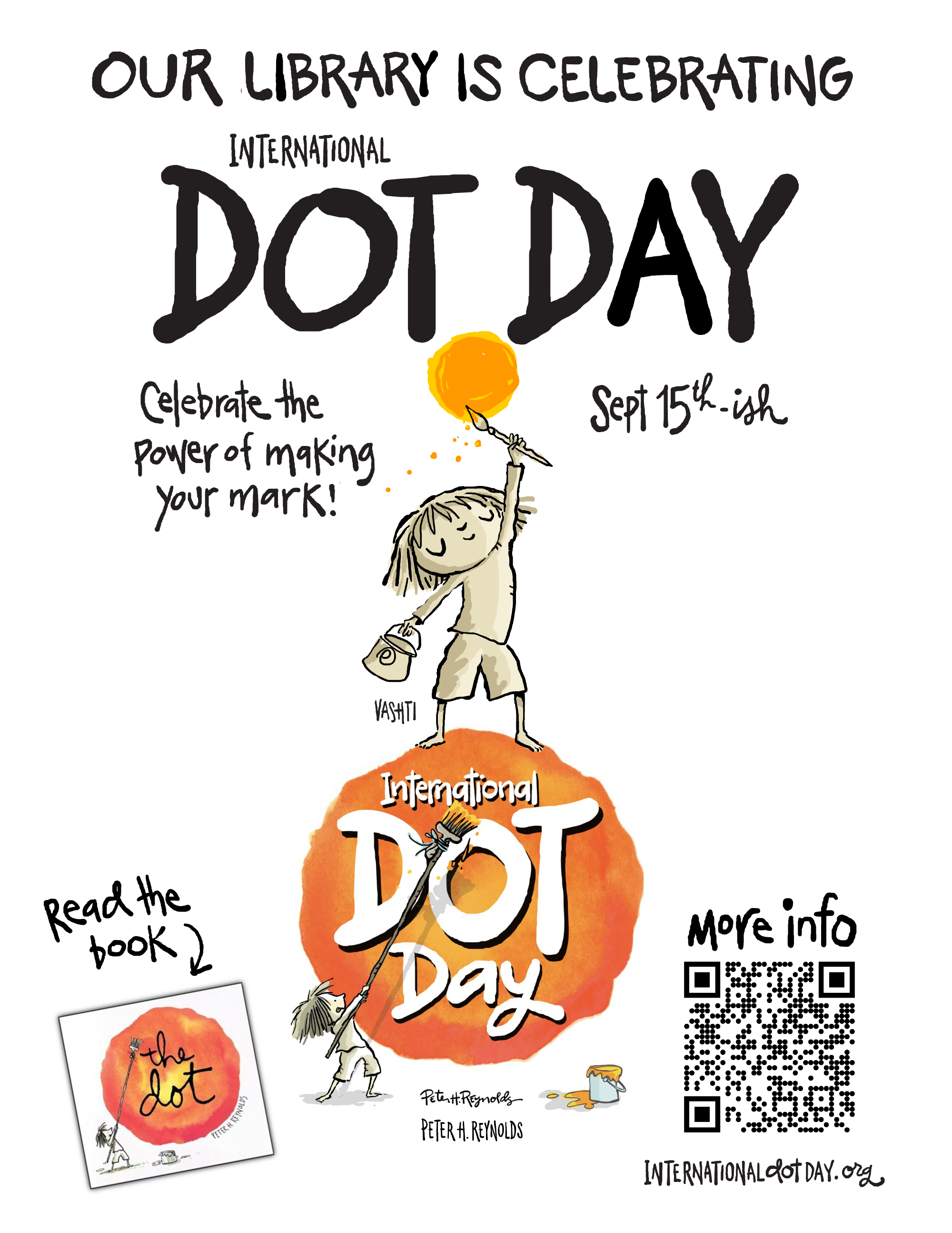 Our Library is Celebrating Dot Day