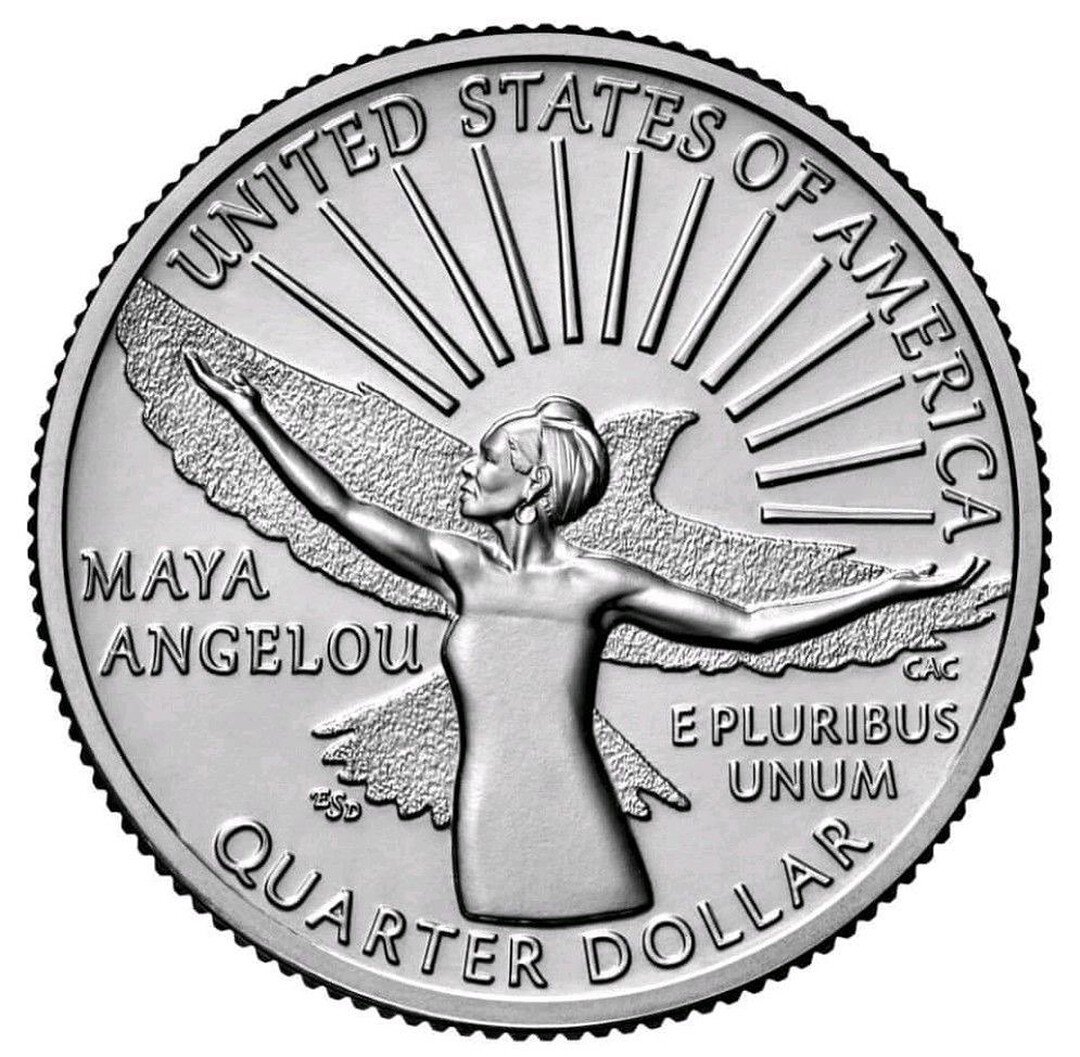 The Treasury Department has released quarters featuring Maya Angelou, the first Black woman on the coin. ✊🏾