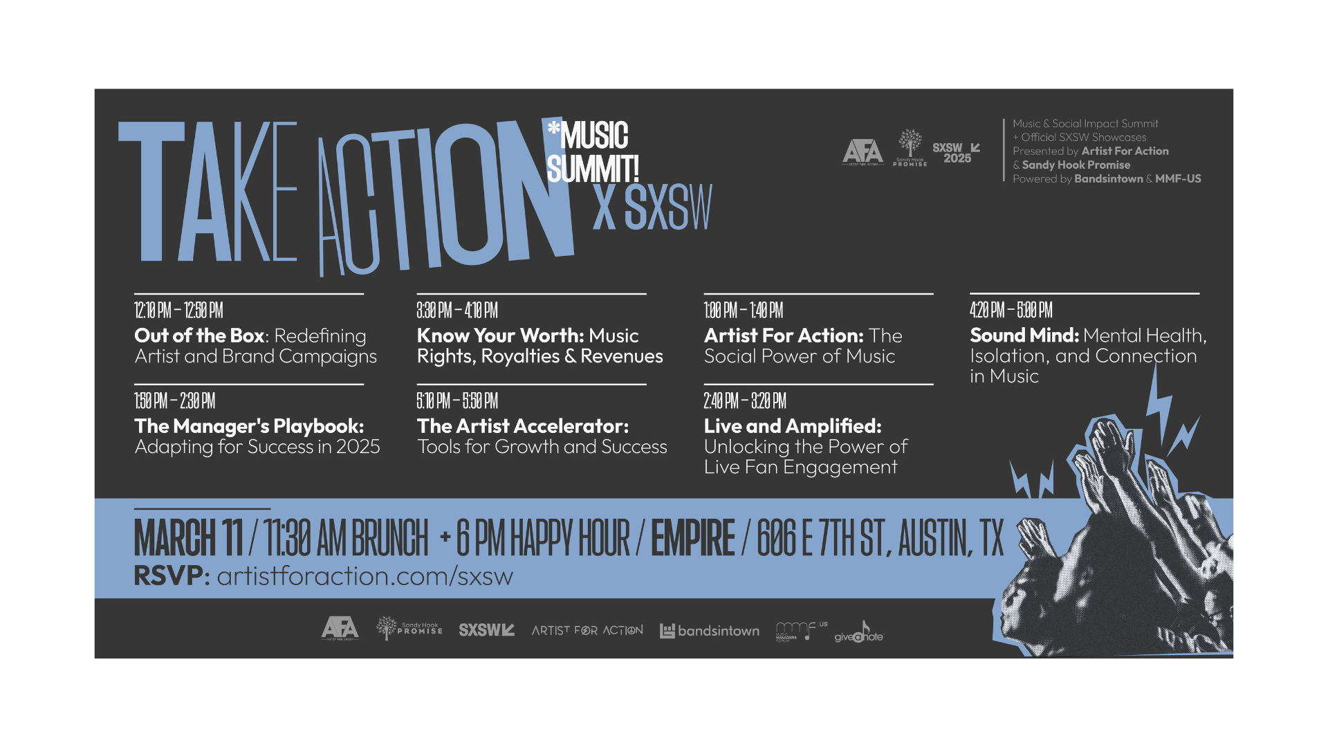 Take Action x SXSW — Music & Social Impact Summit
