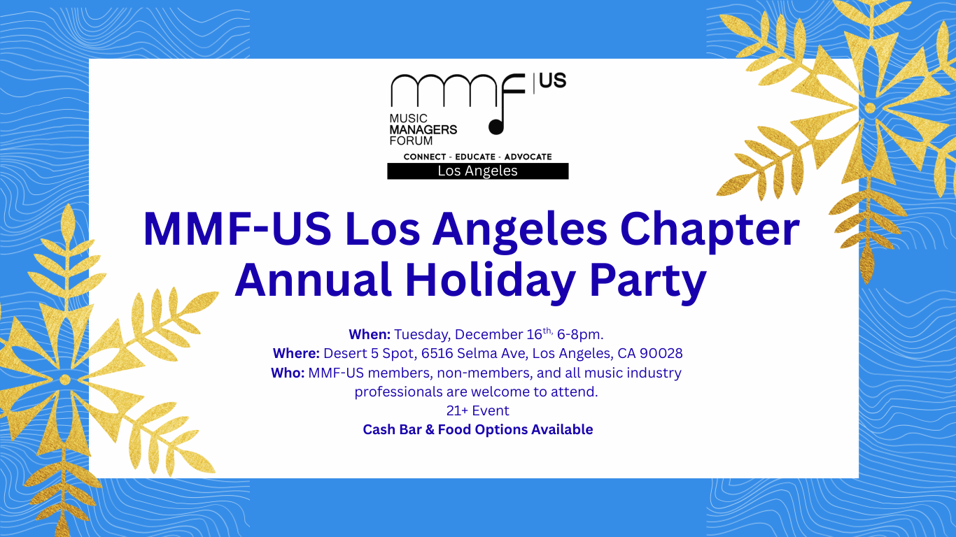 MMF-US Los Angeles Chapter Annual Holiday Party