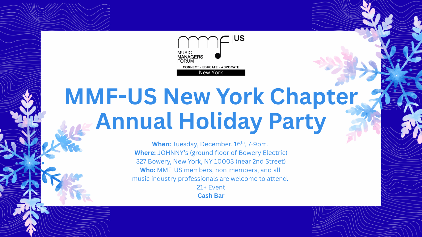MMF-US New York Chapter Annual Holiday Party