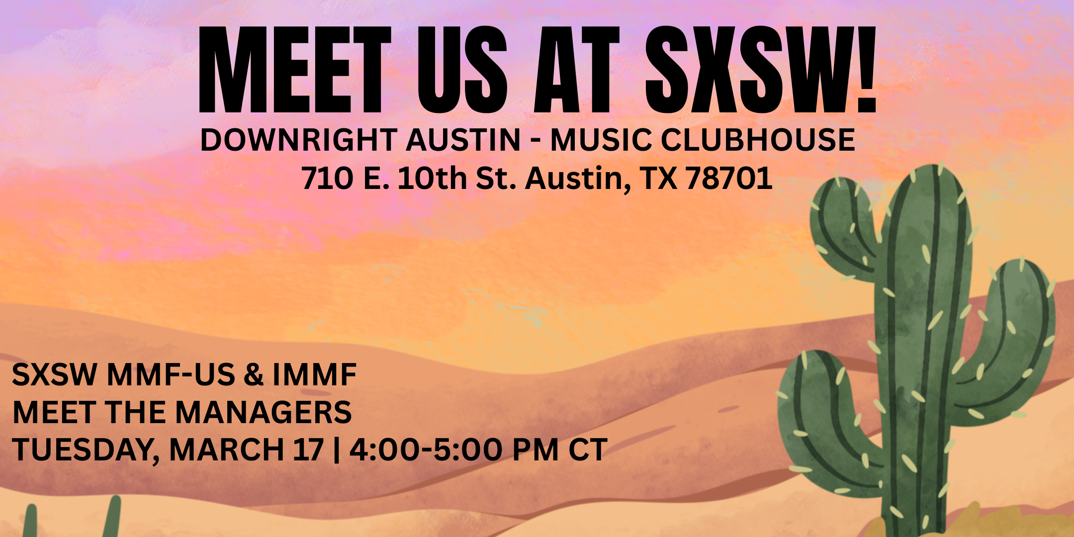 SXSW Meet the Managers Meet-Up