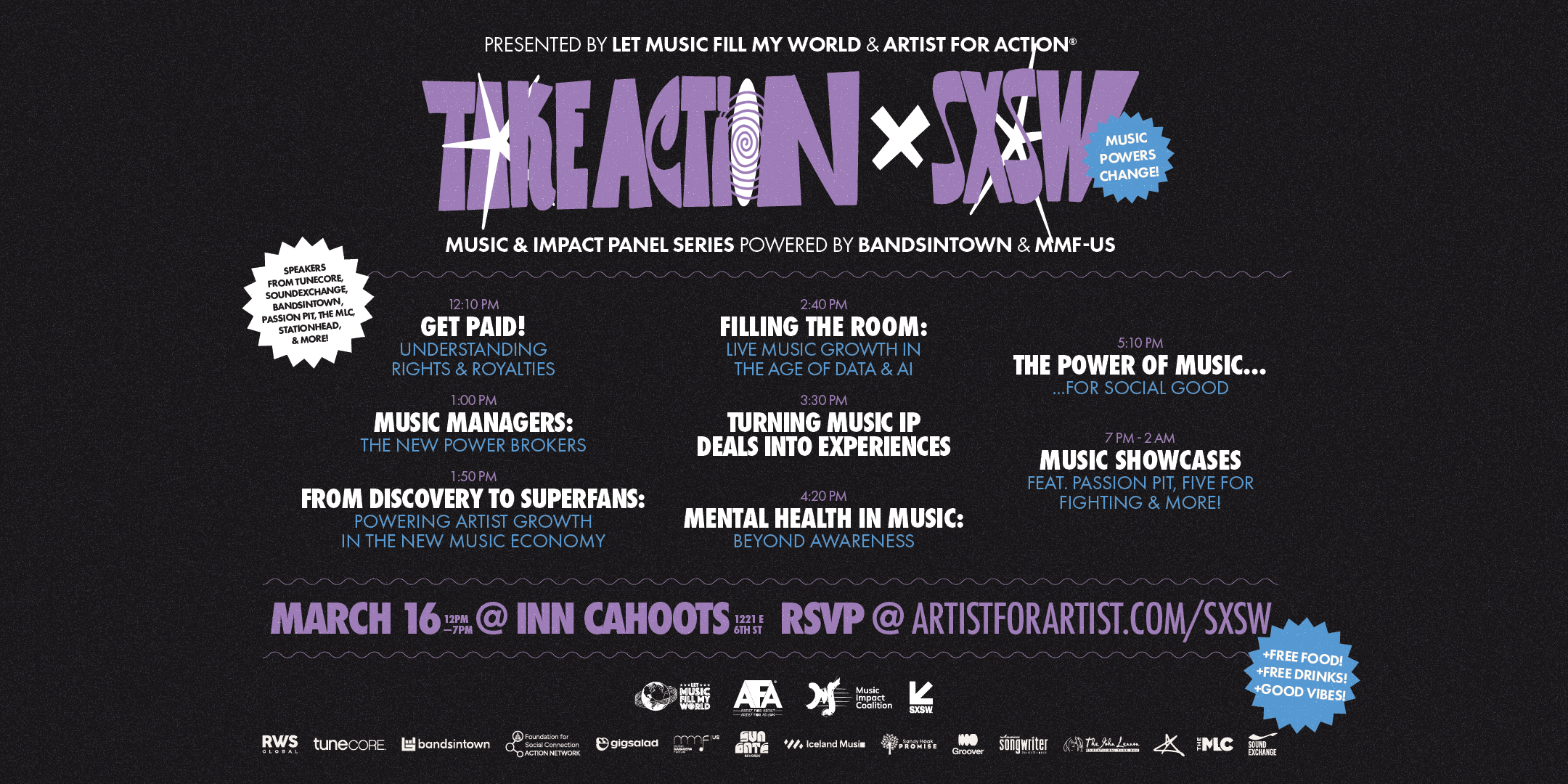 Take Action x SXSW: Music &amp; Social Impact Summit