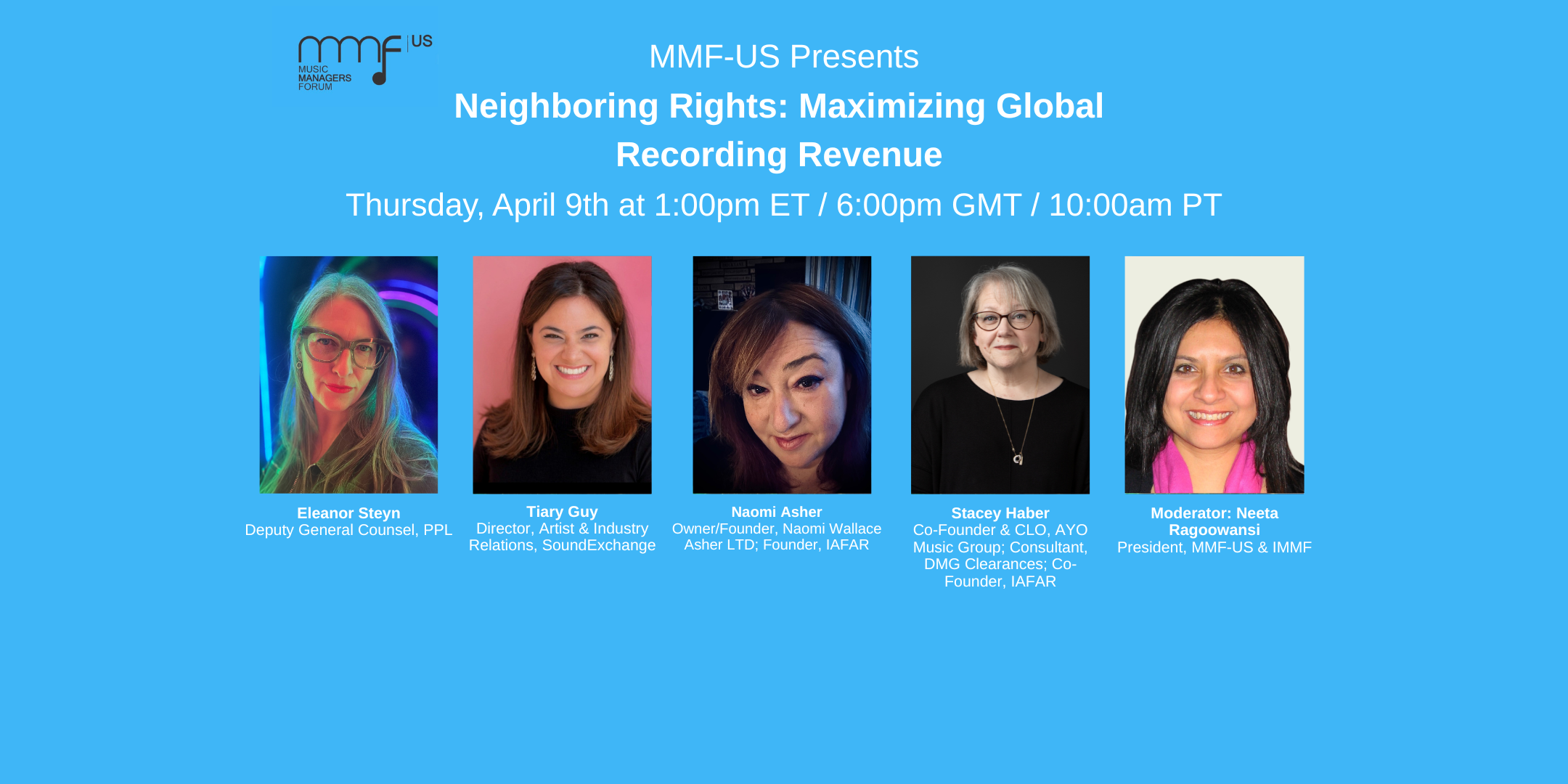 Webinar: Neighboring Rights - Maximizing Global Recording Revenue