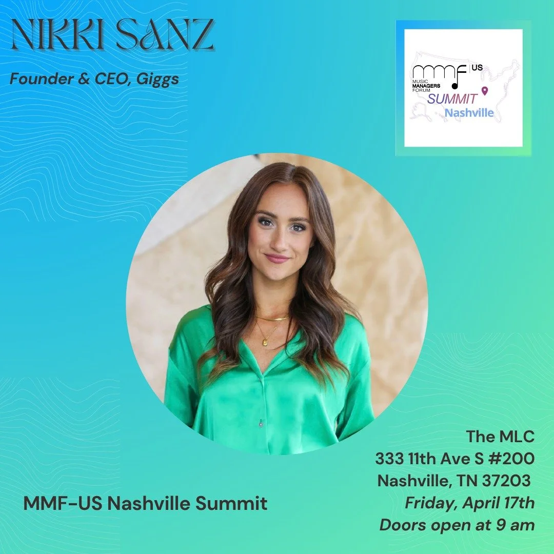 🎤 Speaker Announcement!

We&rsquo;re excited to welcome Nikki Sans @nikkisanzz ,Founder &amp; CEO of @giggs.live , a keynote speaker for the MMF-US Nashville Summit!

Join us Friday, April 17 at @MLC_US offices in Nashville for a full day of keynote