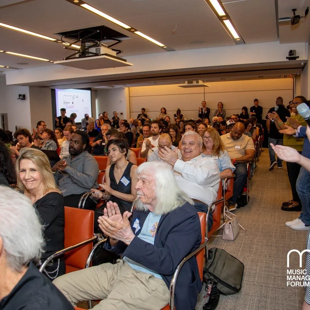 @MMF_US NY Summit presented an all-day, in-person gathering on June 8 at @reedsmithllp. This curated event brought together #artistmanager(s), self-managed artists, &amp; #musicindustry pros for keynote conversations, panels, presentations, non-profi