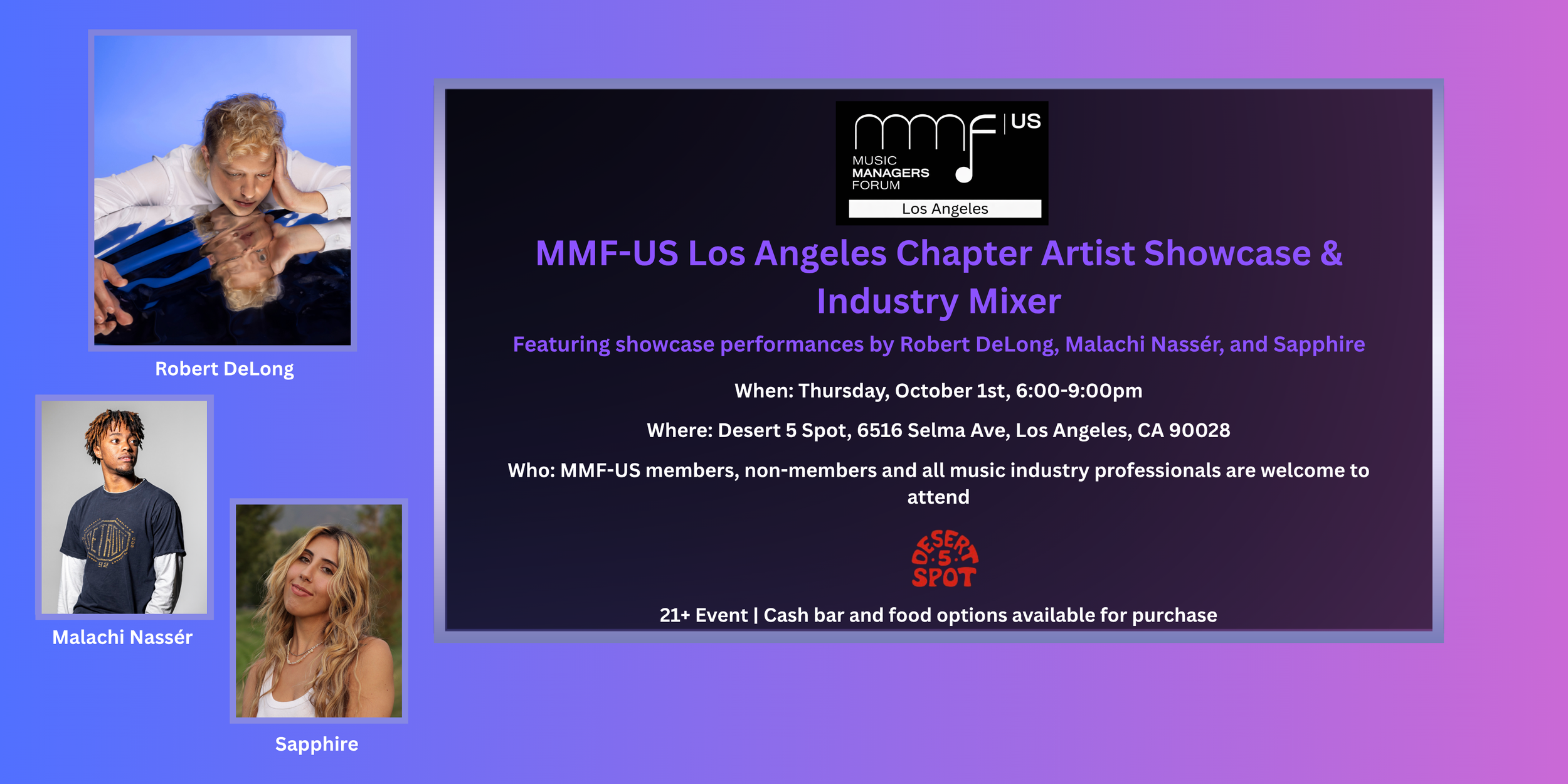 LA Chapter Artist Showcase & Industry Mixer