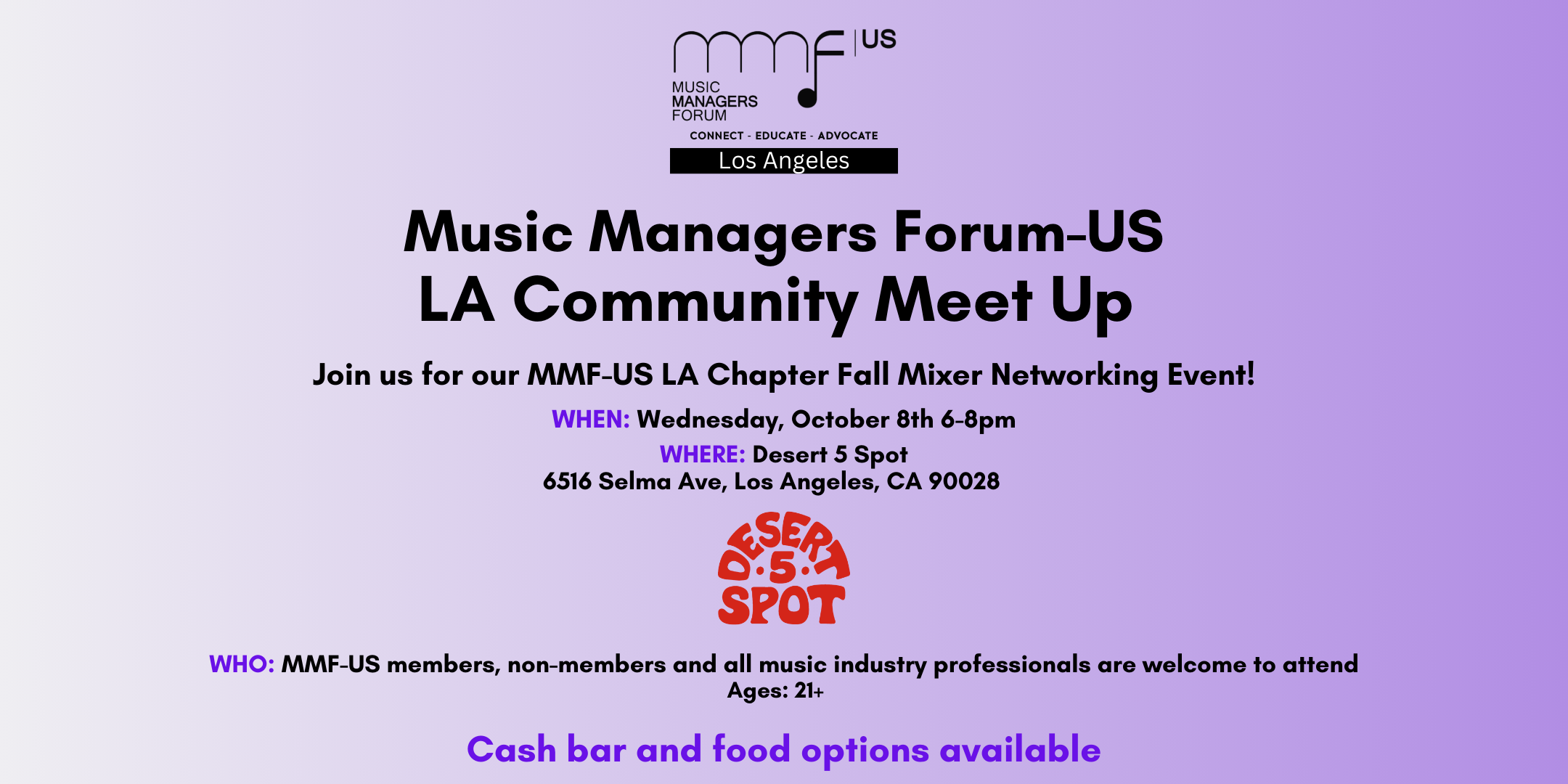 Mmfs Fall Music Managers Forum - US